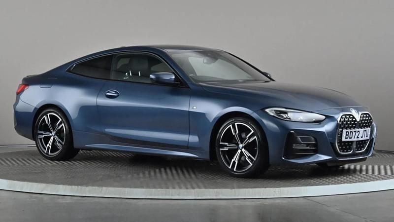 Blue Used 2022 BMW 420 M Sport Coupe | £22,298 (Fair price) - Image 1/4