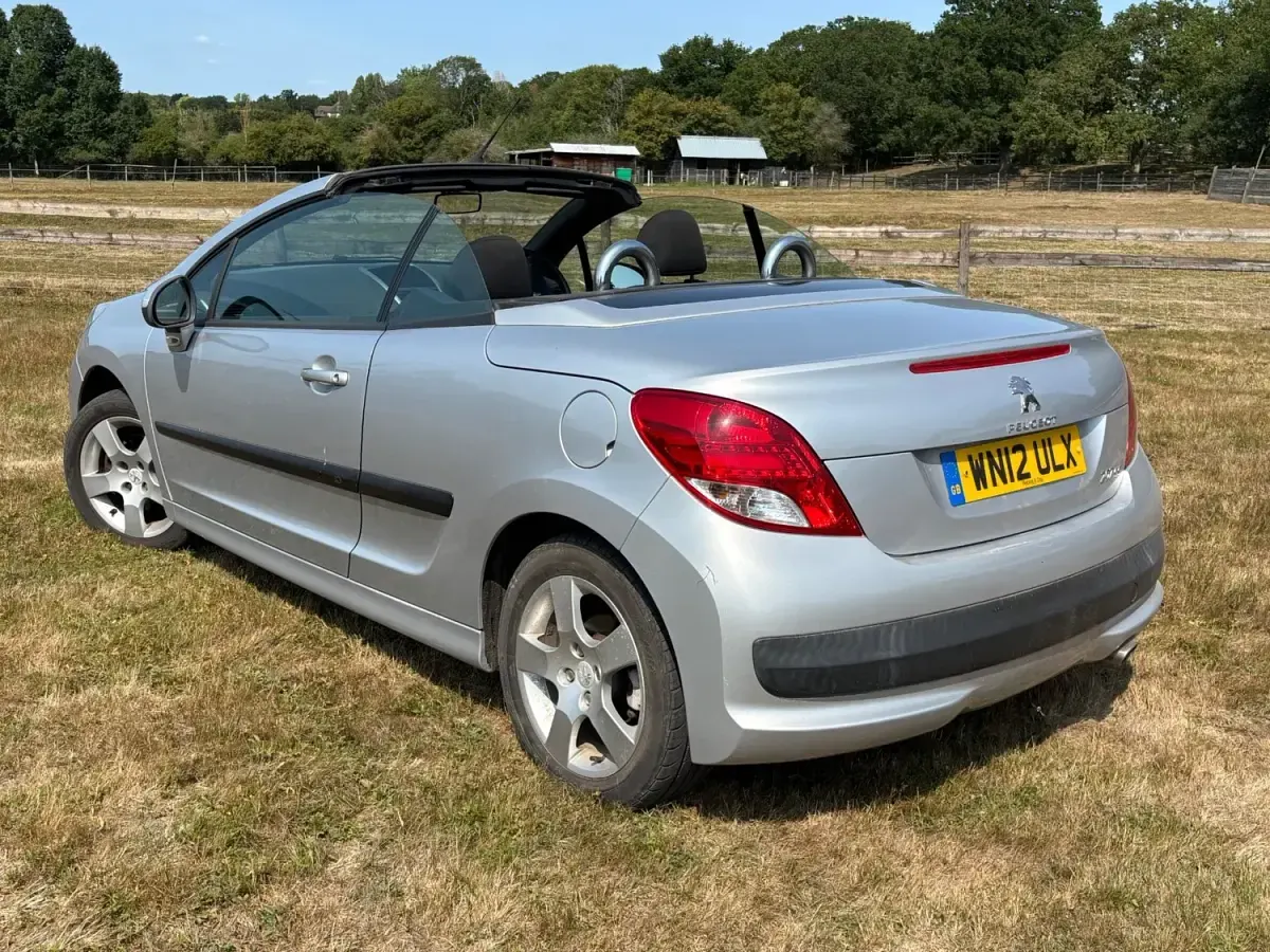 Second-hand Peugeot 207 Active 2012 Argintiu Cabrio