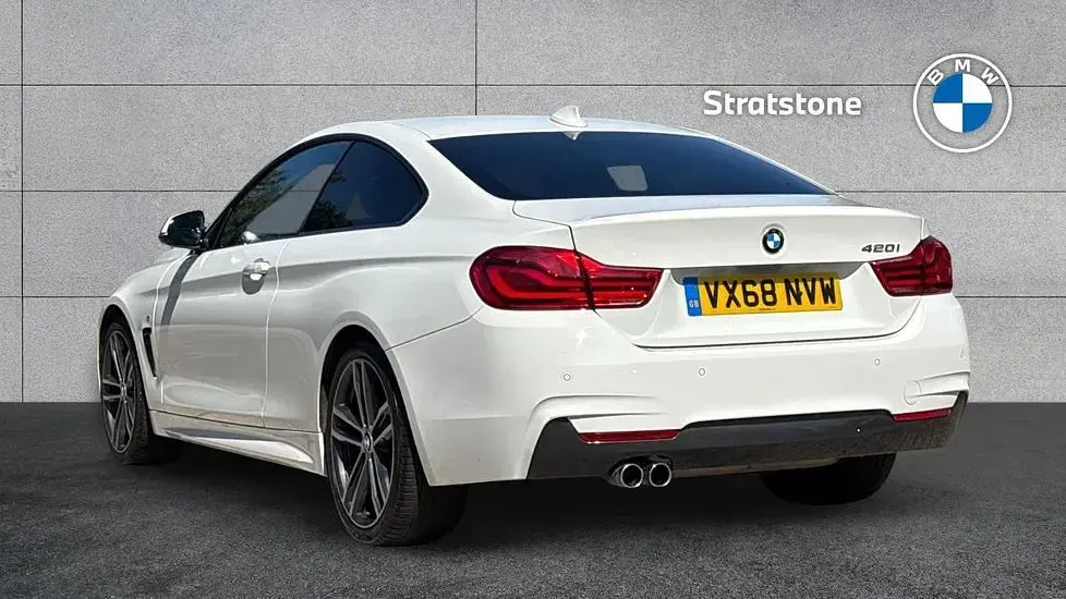 Used BMW 420 M Sport 181 HP (133 kW) 2018 White Coupe