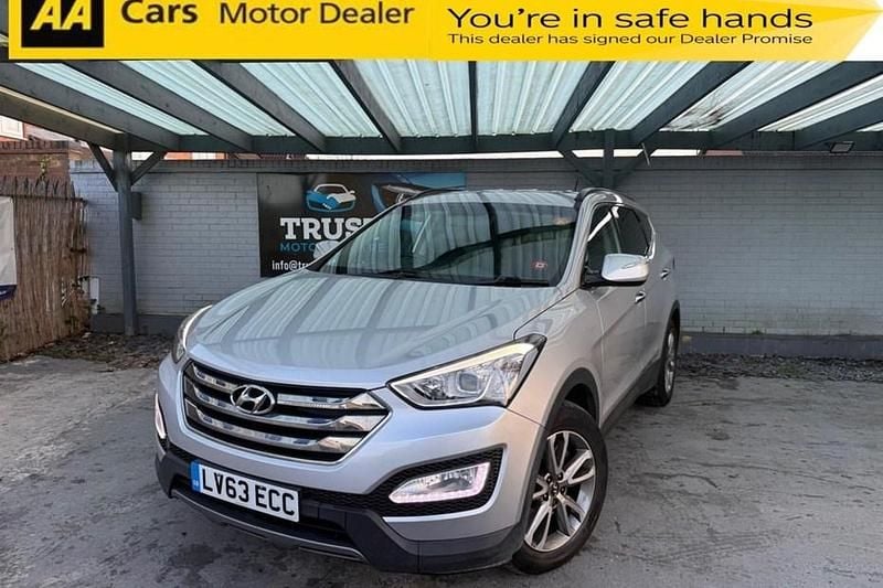 Silver Used 2013 Hyundai Santa Fe Premium SUV | £8,390 (Fair price) - Image 1/1