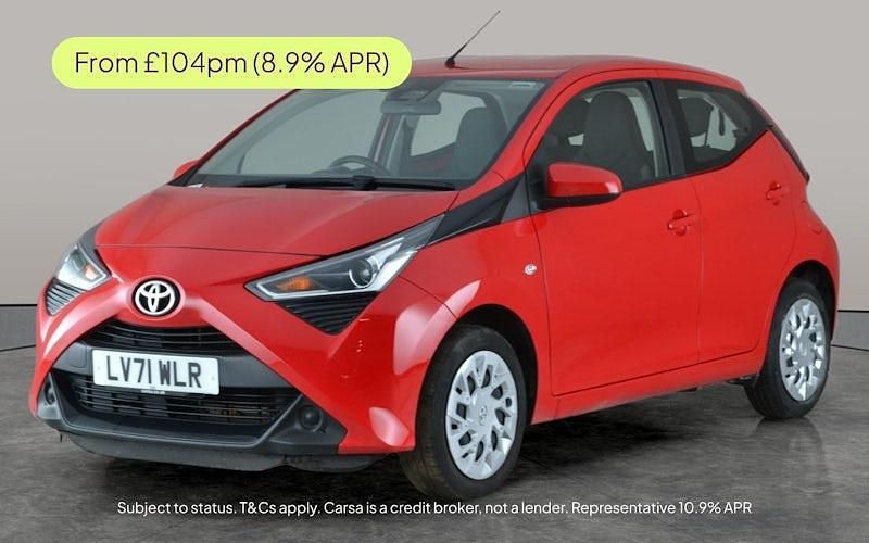 Red Used 2021 Toyota Aygo X-play Hatchback | £8,891 (Good price) - Image 1/3