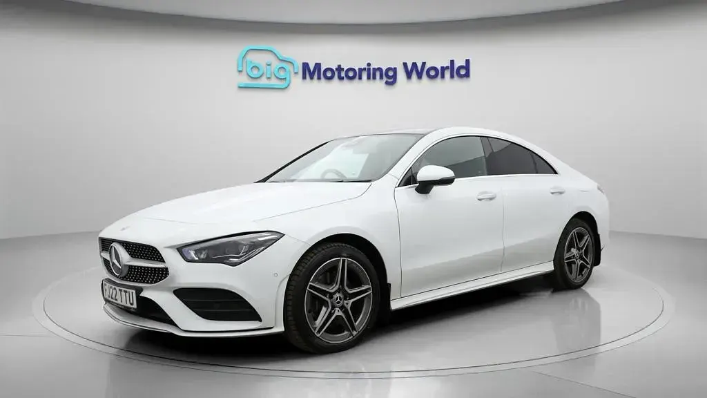Used Mercedes CLA250e AMG line 2022 White Coupe