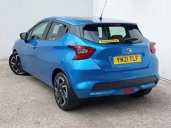 Used Nissan Micra Acenta 92 HP (67 kW) 2021 Blue Hatchback