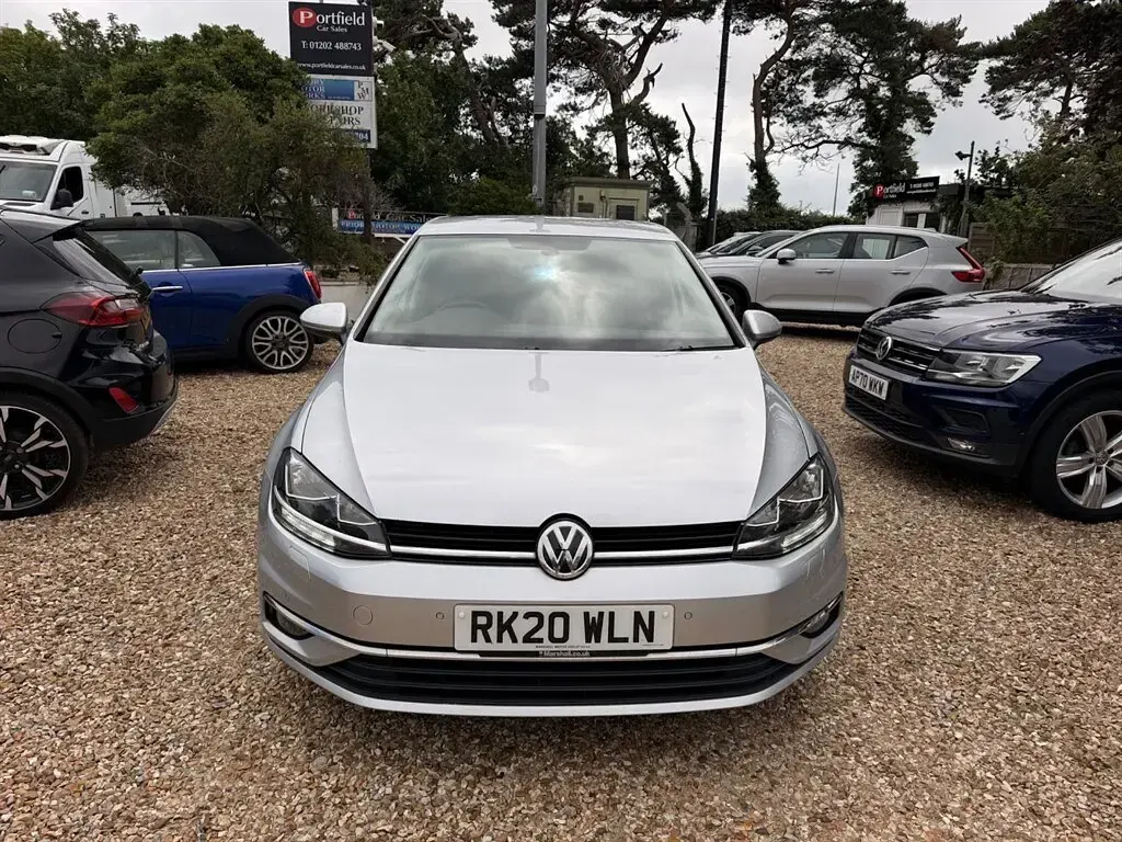 Used VW Golf VII Match 150 HP (110 kW) 2020 Silver Hatchback