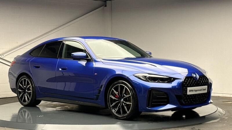 Blue Used 2024 BMW 420 Gran Coupé M Sport Coupe | £39,000 (Fair price) - Image 1/4