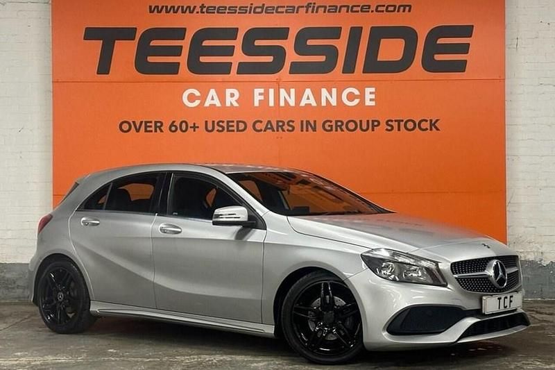 Silver Used 2018 Mercedes A180 AMG line Hatchback | £9,495 (Fair price) - Image 1/1