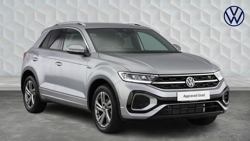 Silver Used 2025 VW T-Roc R-line SUV | £25,950 (Fair price) - Image 1/4