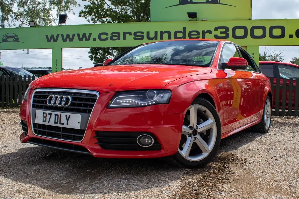 Used Audi A4 S-Line 143 HP (105 kW) 2010 Red Sedan