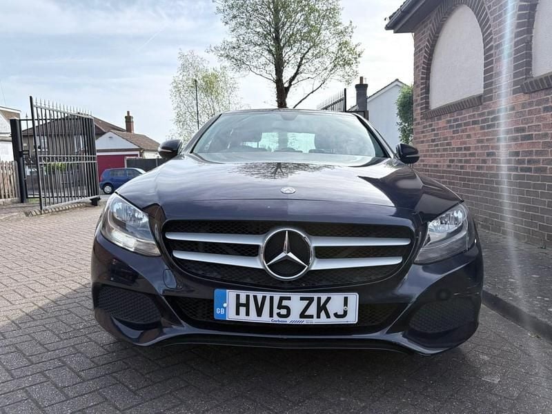 Used Mercedes C200 SE 181 HP (133 kW) 2015 Blue Sedan