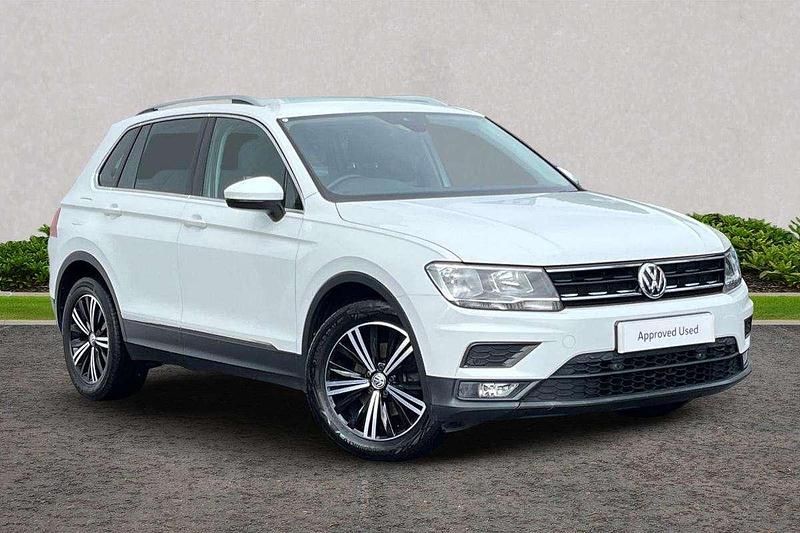 White Used 2018 VW Tiguan SE SUV | £13,995 (Good price) - Image 1/4