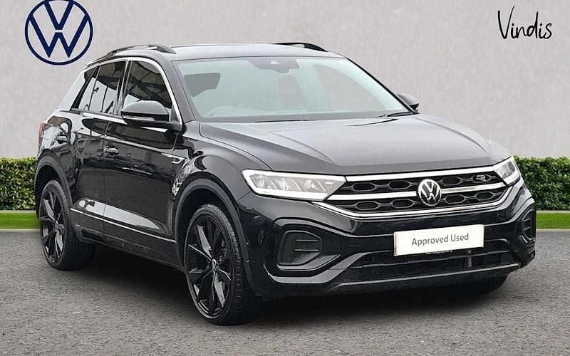 Black Used 2024 VW T-Roc R-line SUV | £22,855 (Fair price) - Image 1/4
