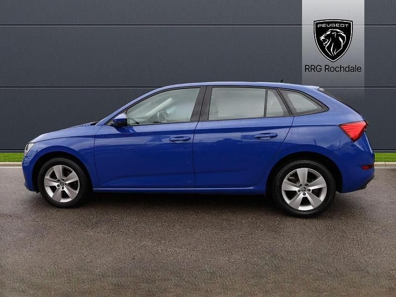 Used Skoda Scala SE 94 HP (69 kW) 2021 Blue Hatchback