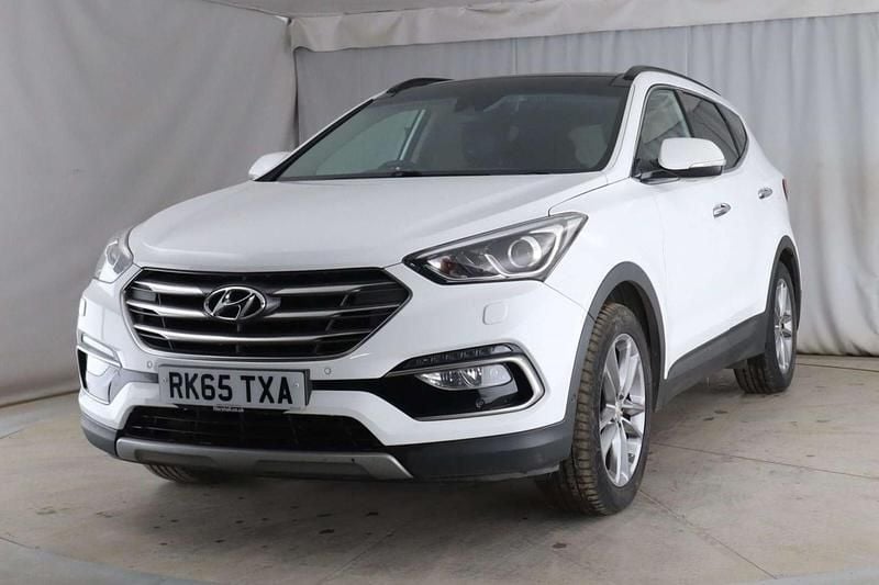 Used Hyundai Santa Fe Premium SE 2015 White SUV