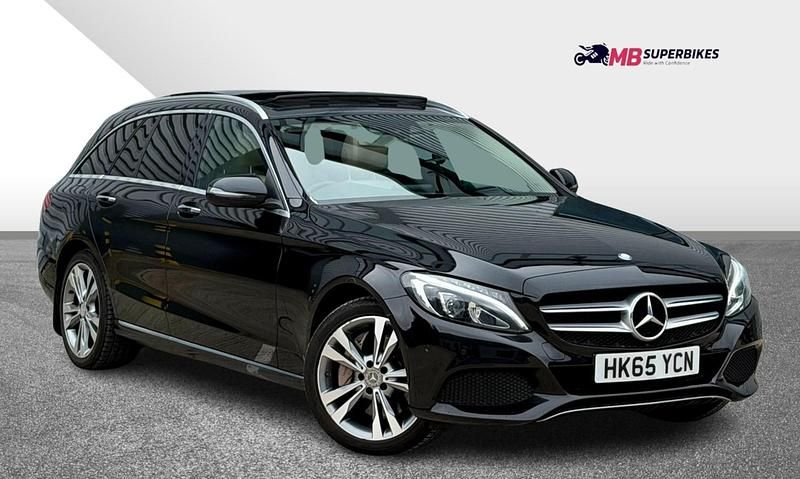 Used Mercedes C350e Premium 2015 Black Estate
