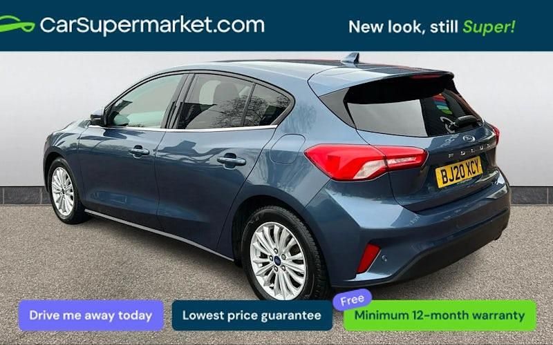 Used Ford Focus Titanium 120 HP (88 kW) 2020 Blue Hatchback