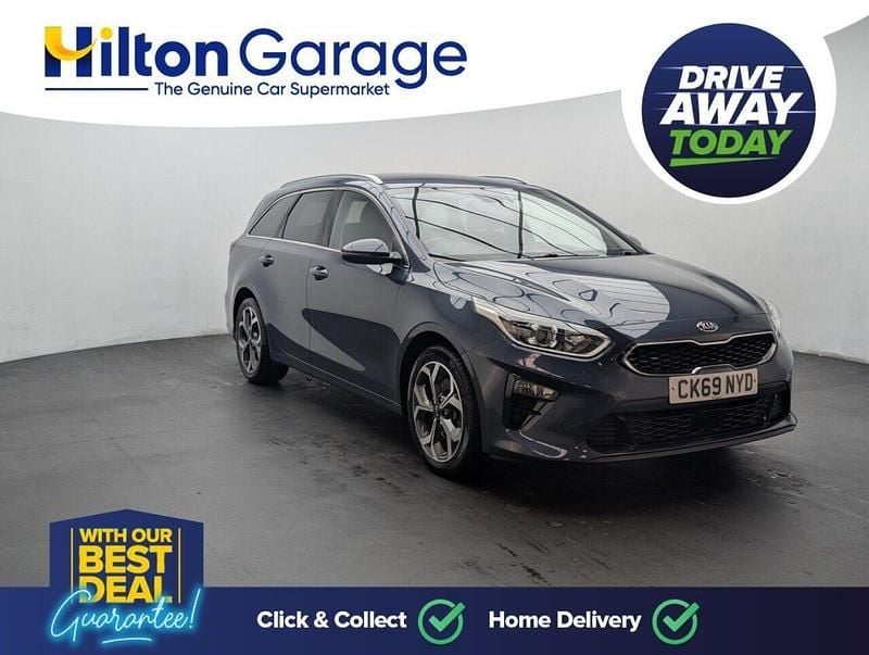 Blue Used 2019 Kia Ceed Sportswagon Estate | £12,450 (Fair price) - Image 1/4