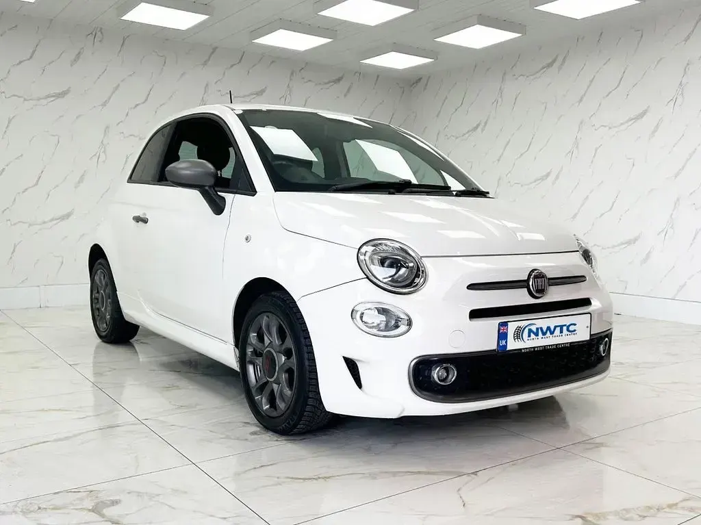 Used Fiat 500 S 69 HP (50 kW) 2017 White Hatchback