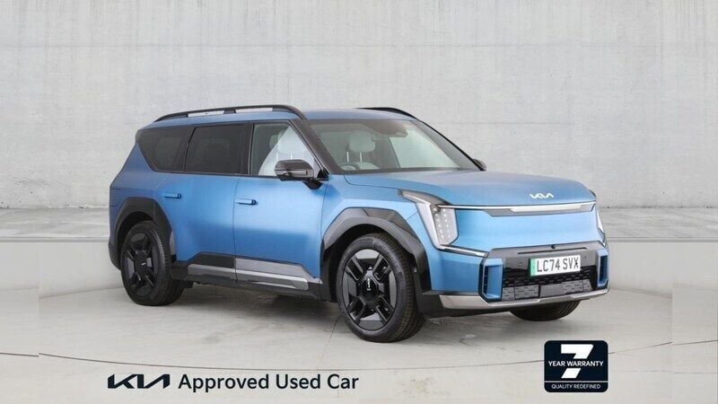Blue Used 2024 Kia EV9 3 SUV | £58,725 (A bit pricey) - Image 1/4