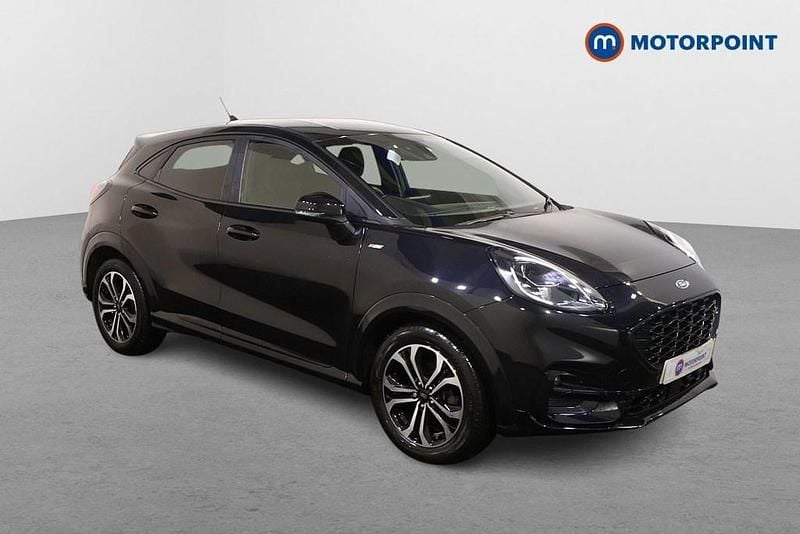 Black Used 2021 Ford Puma ST-Line Hatchback | £13,999 (Good price) - Image 1/4