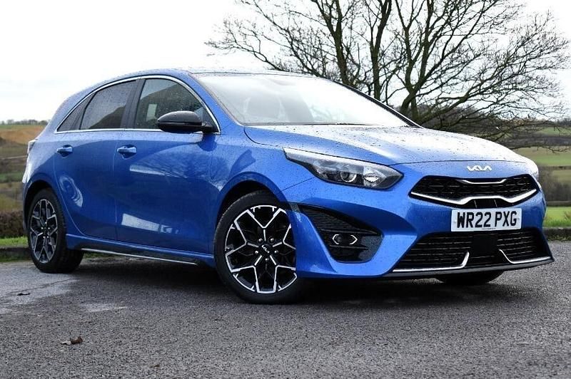 Blue Used 2022 Kia Ceed GT GT-Line Hatchback | £16,497 (Fair price) - Image 1/4