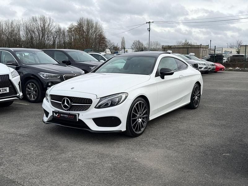 Used Mercedes C200 AMG Line Premium 2017 White Coupe