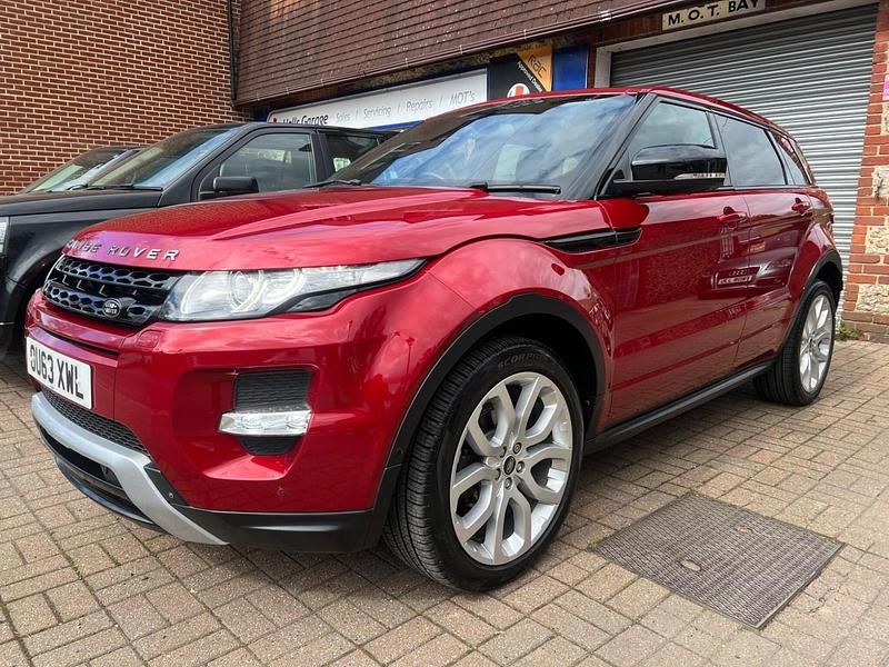 Used Land Rover Range Rover evoque Dynamic 2013 Firenze red SUV