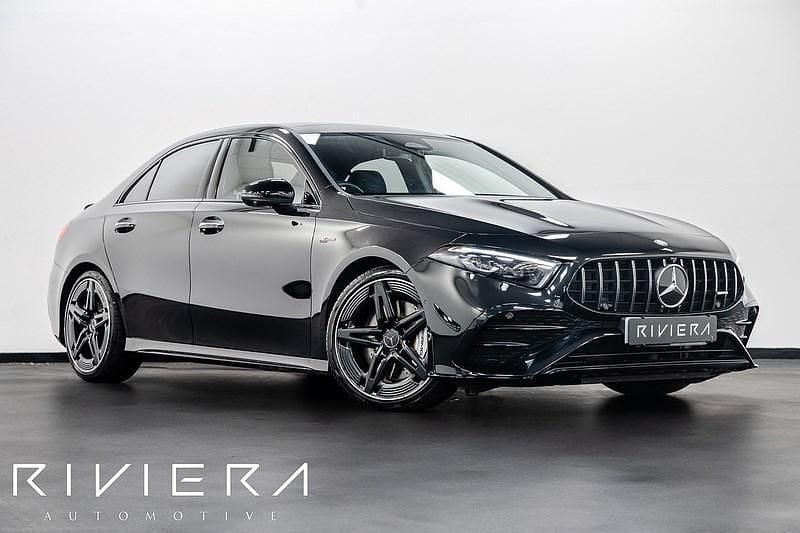 Black Used 2023 Mercedes A35 AMG AMG Sedan | £35,995 (Fair price) - Image 1/4