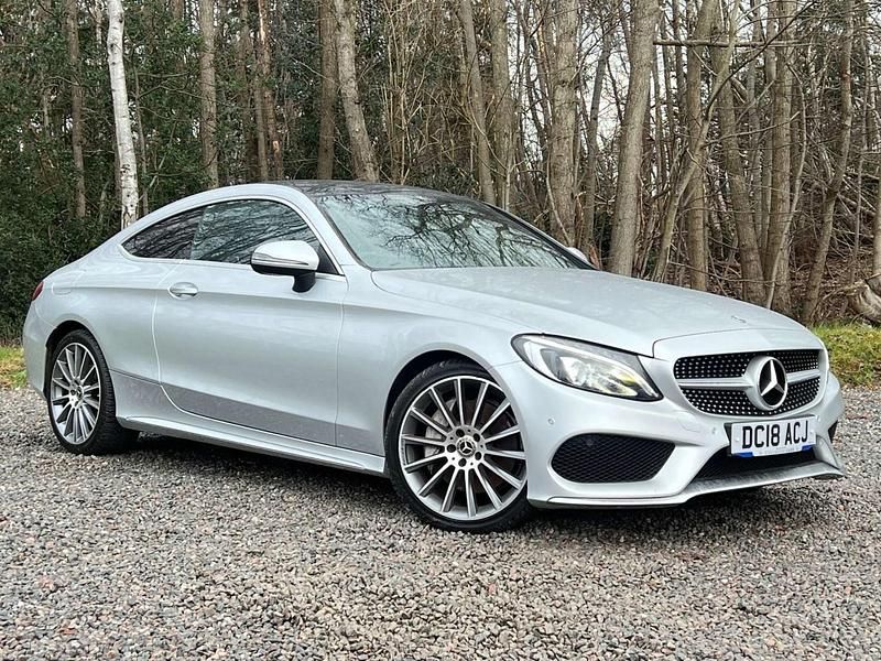 Silver Used 2018 Mercedes C250 AMG Line Premium Coupe | £17,995 (Fair price) - Image 1/4