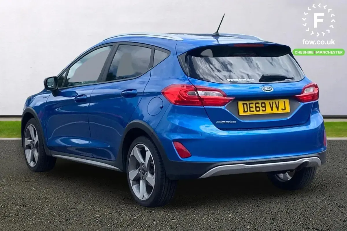 Used Ford Fiesta Active 125 HP (91 kW) 2019 Blue Hatchback