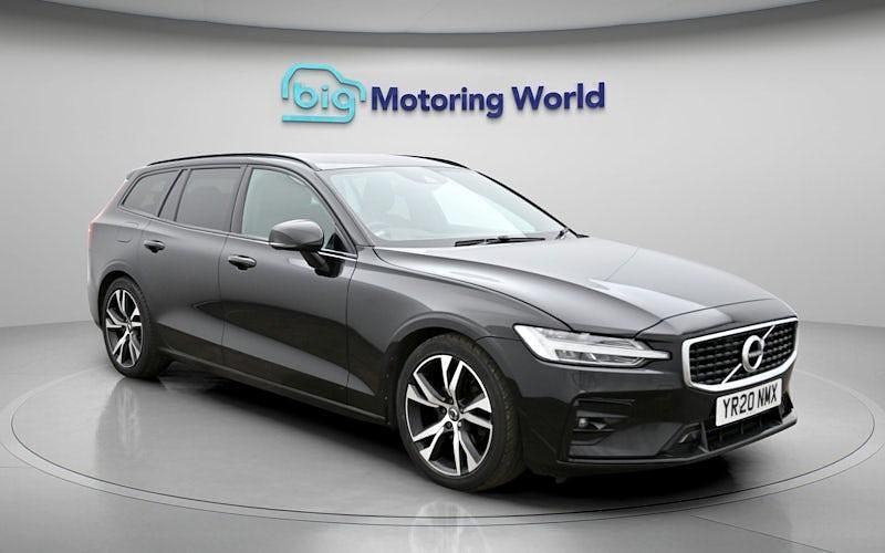 Used Volvo V60 R-Design 190 HP (139 kW) 2020 Black Estate