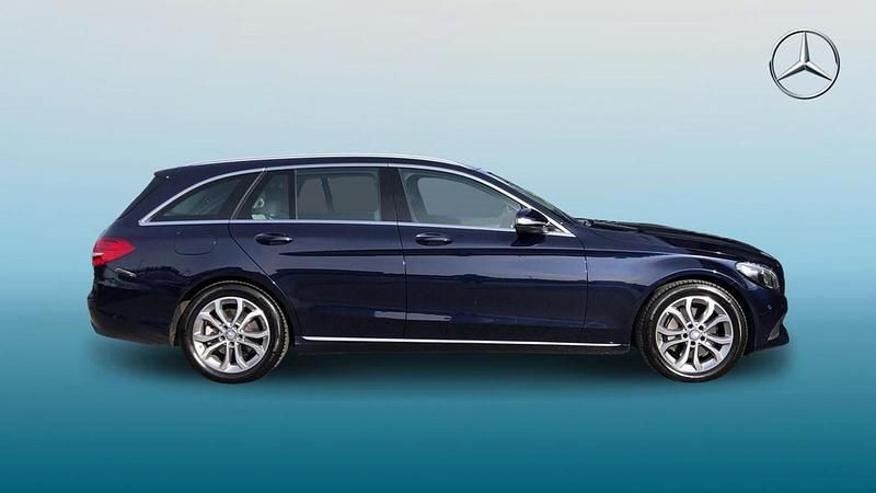 Used Mercedes C250 2015 Blue Estate