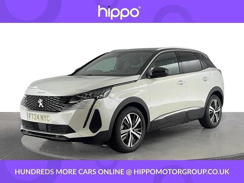White Used 2024 Peugeot 3008 Allure Hatchback | £18,340 (Fair price) - Image 1/4