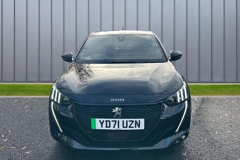 Black Used 2021 Peugeot e-208 GT Hatchback | £13,489 (Fair price) - Image 1/4