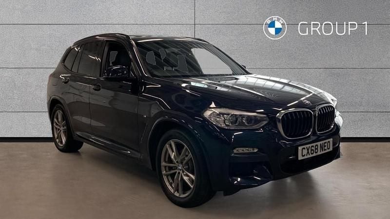 Black Used 2018 BMW X3 M Sport SUV | £22,450 (A bit pricey) - Image 1/4