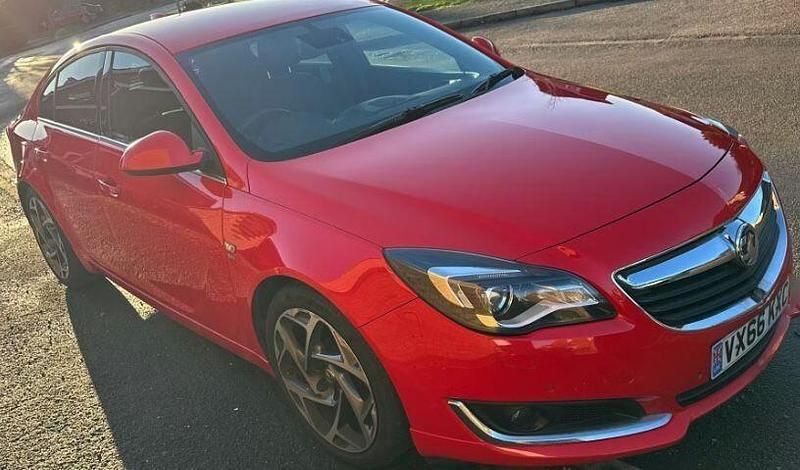 Red Used 2017 Vauxhall Insignia SRi Hatchback | £7,499 (Good price) - Image 1/3