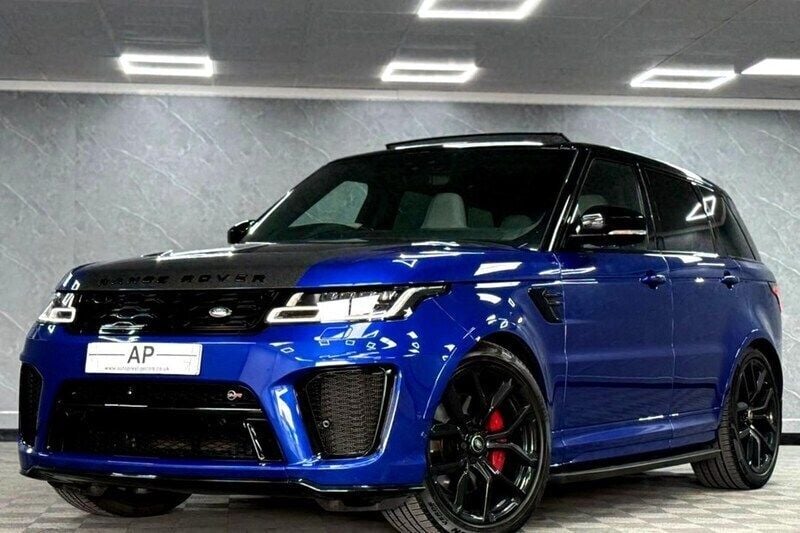 Blue Used 2019 Land Rover Range Rover Sport SVR SUV | £45,890 (Good price) - Image 1/1