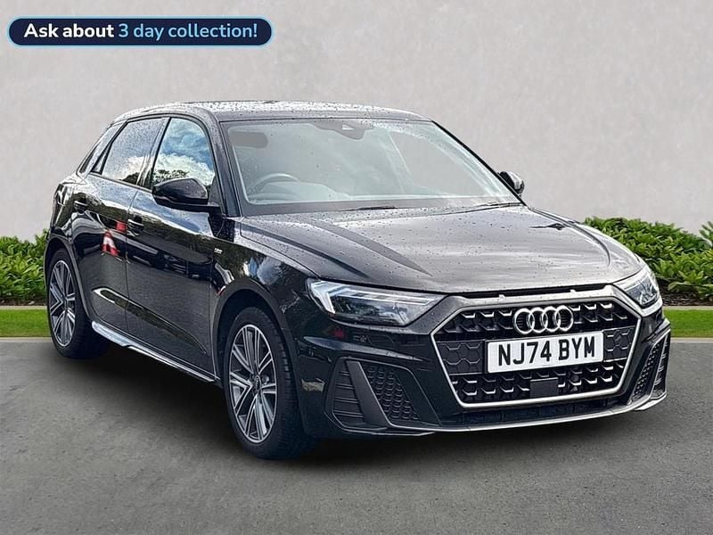 Black Used 2024 Audi A1 S-Line Hatchback | £21,970 (Fair price) - Image 1/4