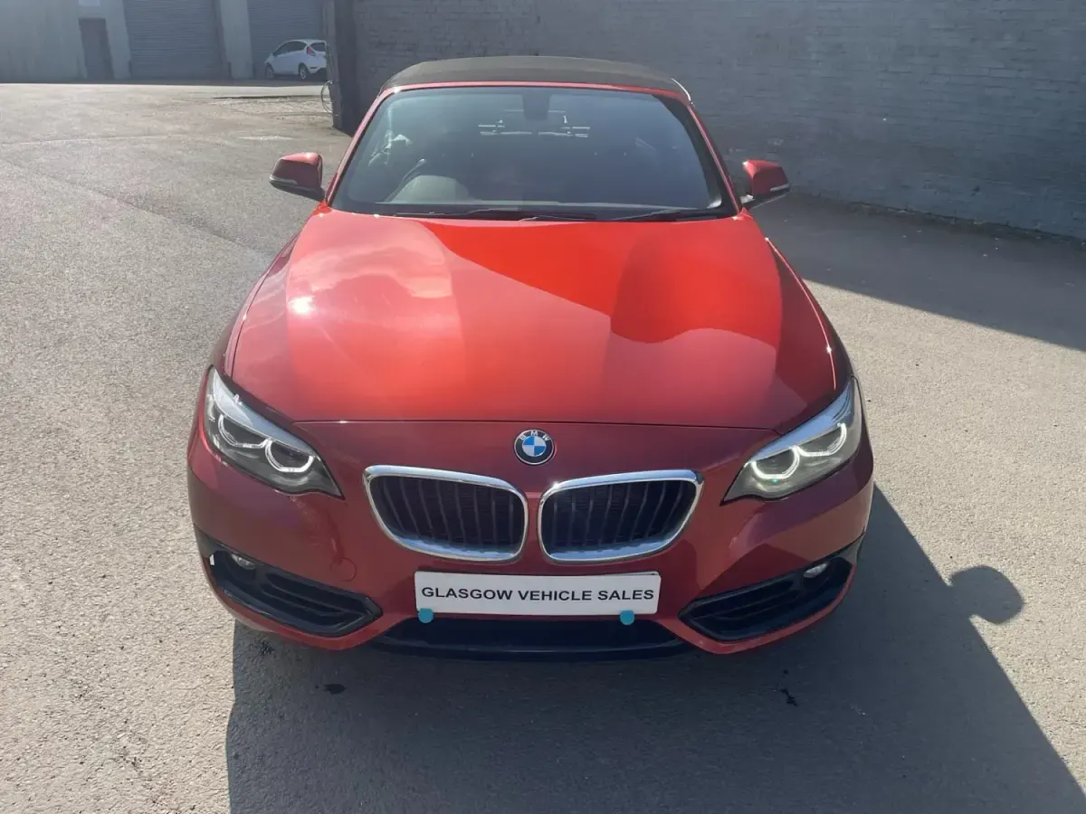 Używany BMW 218 Sport Line 2018 Pomarańczowy Kabriolet