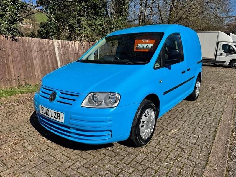 Used VW Caddy 68 HP (50 kW) 2010 Blue MPV