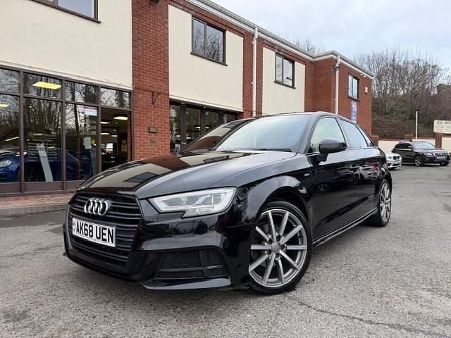 Used Audi A3 Sportback Black Edition 150 HP (110 kW) 2018 Black Hatchback