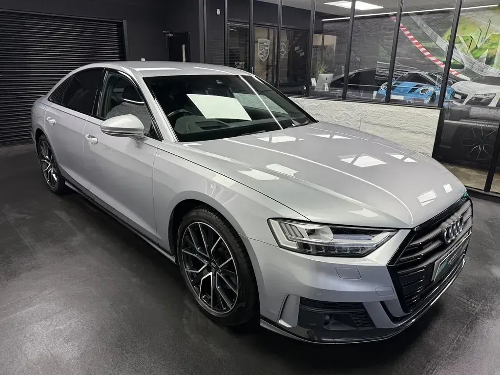Used Audi A8 Black Edition 286 HP (210 kW) 2021 Silver Sedan