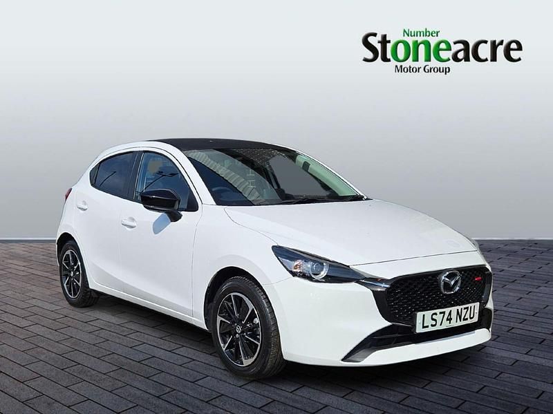 White Used 2024 Mazda 2 Homura-Aka Hatchback | £17,000 (A bit pricey) - Image 1/4