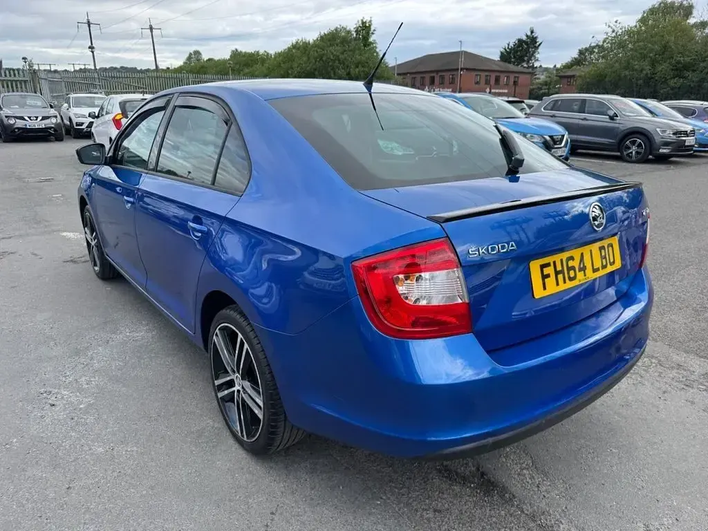 Used Skoda Rapid Sport 2014 Blue Hatchback