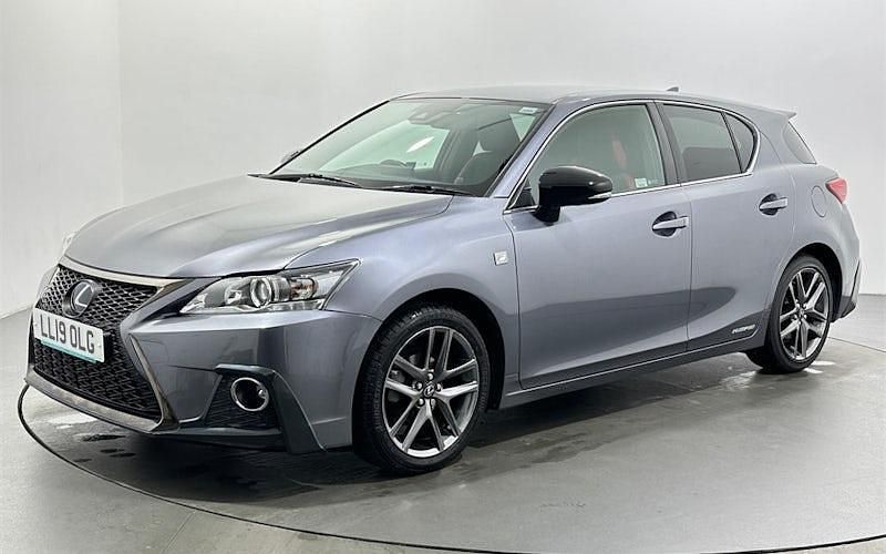 Used Lexus CT200h Sport Line 136 HP (100 kW) 2019 Grey Hatchback