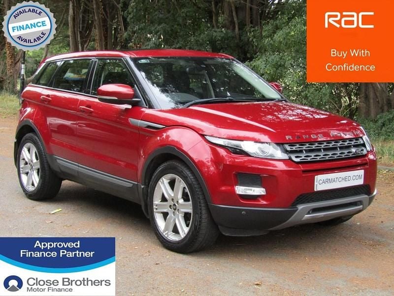 Red Used 2013 Land Rover Range Rover evoque Pure Estate | £5,995 (Good price) - Image 1/3