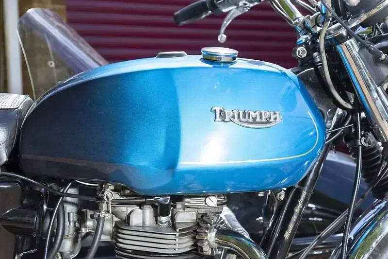 Used Triumph TR6 1972 Blue Cabriolet