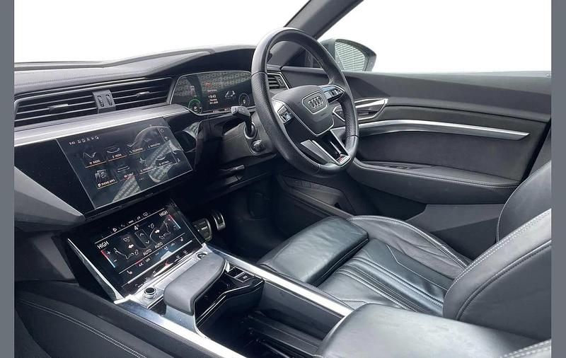 Used Audi Q8 e-tron S-Line 300 kW (408 HP) 2023 Black SUV