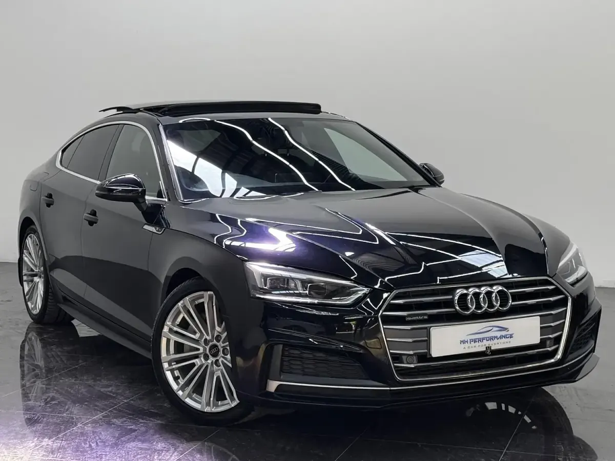 Used Audi A5 Sportback S-Line 252 HP (185 kW) 2017 Black Hatchback