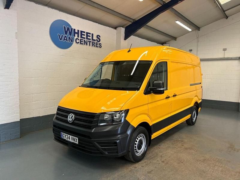 Yellow Used 2024 VW Crafter Trendline Van | £25,297 (Fair price) - Image 1/4