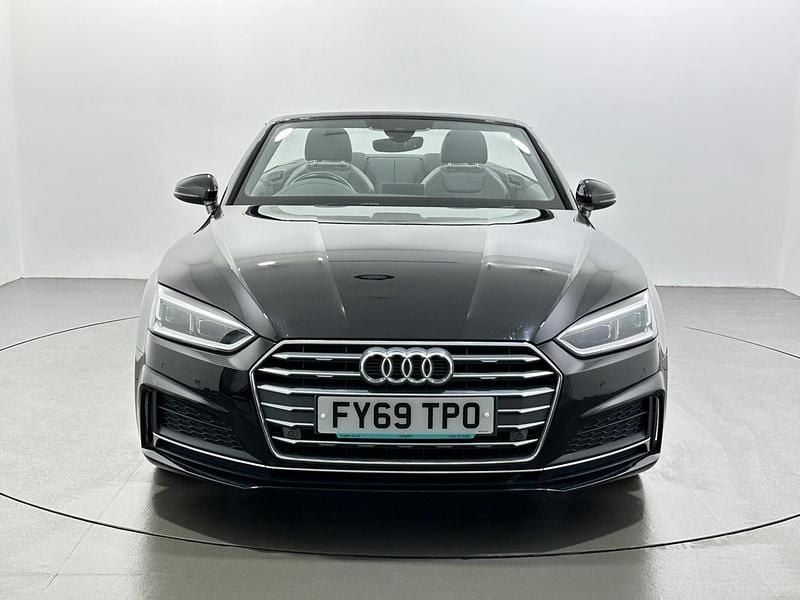 Used Audi A5 Cabriolet S-Line 190 HP (139 kW) 2019 Black Cabriolet